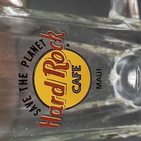 Hard Rock Cafe Maui "Save the Planet" Heavy Beer Mug 6" - Picture 7 of 7